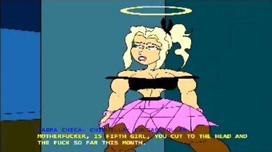 Blonde bimbo tied up and fucked hard