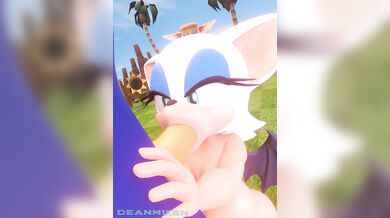 Sonic's Cock Gets Sucked Red-hot by Rouge