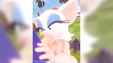 Sonic's Cock Gets Sucked Red-hot by Rouge