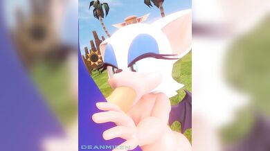 Sonic's Cock Gets Sucked Red-hot by Rouge
