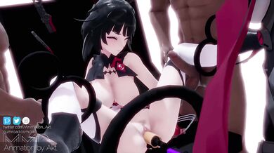 Horny Sailor Receptionist: Raiden Mei's Internal Service