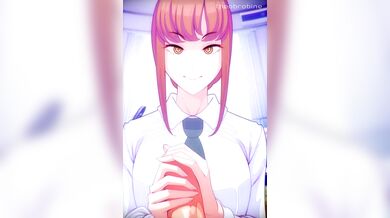 Makima's Throbbing Hand Job Obsession [Theobrobine]