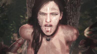 Watch Yennefer Swallowing Nekker's Cum While Pregnant and Introducing Zmsfm in Bukkake Style!