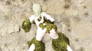 Elf Warrior Raccoon Gets Revenge on the Slimes with a Horny Ra*pe-Fueled Fury in Version 2.0