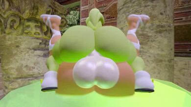 Tikal Gets DP'ed by Surge and Whoofly in an Erotic Threesome