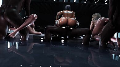 Naughty Superheroines Gather for a Wet and Wild Group Fuck Fest