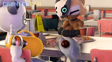 Whisper's Tailjobing Escapade: A Counter-SFM Threesome Adventure
