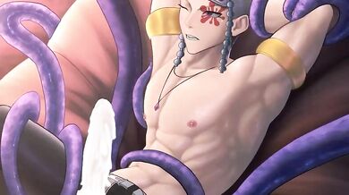 Tentacular Battle Royale: Uzui Tengen vs. The Monster With A Thousand Arms (No Sound)