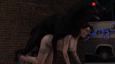 Furry Fiend Nico Bones Artorias the Abyss Walker in a Rough and Tumble Canine Romp!