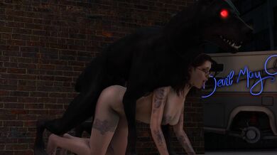 Furry Fiend Nico Bones Artorias the Abyss Walker in a Rough and Tumble Canine Romp!