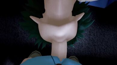 Deku Gives a Great BJ: His First Time Sucking Dick
