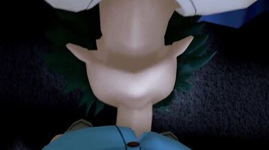 Deku Gives a Great BJ: His First Time Sucking Dick