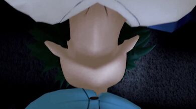 Deku Gives a Great BJ: His First Time Sucking Dick