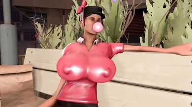 Inflation Nation: Busty Scouts' Gummy Boobies Explode!