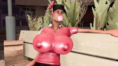 Inflation Nation: Busty Scouts' Gummy Boobies Explode!