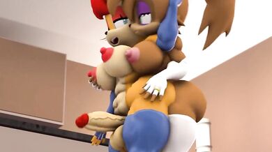 Silver Bunnies Bangin' Sally!