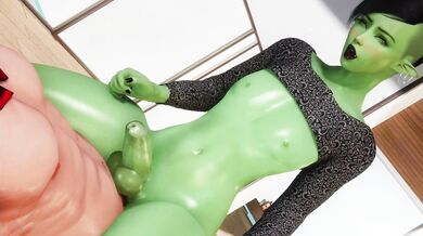 Half-Orc Cumslut Gets Pounded in Skyrim