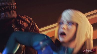 Samus' Sexual Conquest in Chozo Ruins with Christi