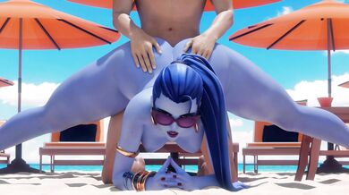 Widowmaker's Beach Orgy with Yeero