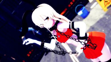 Shimakaze's Pleasure - The Exciting Escapade of a Sex-Crazed Lo*li and Her Big-Dicked Master [MMD R18]
