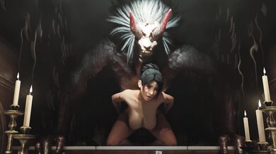 MILF with Demon: A Piercing Fetish Adventure