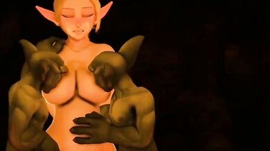 Elf and Goblins 1 [garryswood]: The Unsealed Game of Passionate Nightly Encounters Between Supernatural Beings