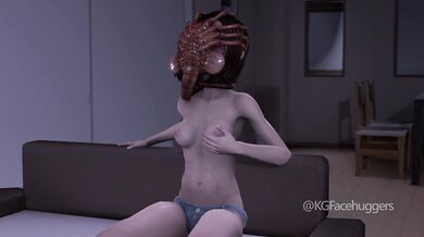 Facehugging Samantha: A Slutty Alien Affair