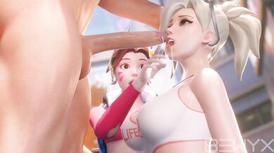 Mercy's Tight Throat Gets Stretched [bewyx].