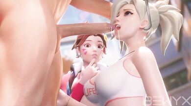 Mercy's Tight Throat Gets Stretched [bewyx].