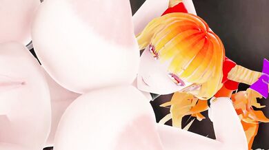 Suika Ibuki's Massive Boobs Fucked by Insects in a Monster's Lair by HeHe233