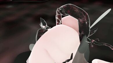 Suika Ibuki's Massive Boobs Fucked by Insects in a Monster's Lair by HeHe233