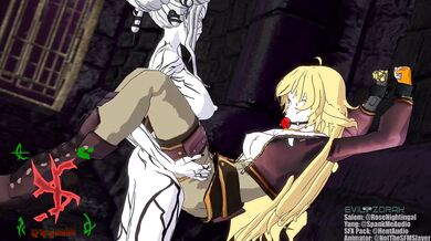 Sexy Witch and Badass Assassin's Futa Domination
