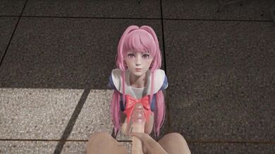 Grade A Suction: Yuno Gasai's Blowjob Bonanza [HandjobDay]