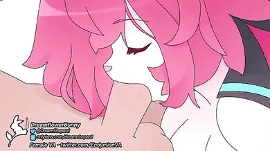Sexy Bunny Gives Naughty Blowjobs in Dreamland [dreamflowerbunny]