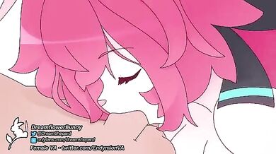 Sexy Bunny Gives Naughty Blowjobs in Dreamland [dreamflowerbunny]