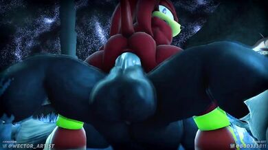 Knuckles and Sonic's Anal Intrusion Adventure - [Wector]