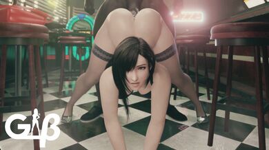 Tifa Lockhart's Nude Orgy in Paradise [Generalbutch]