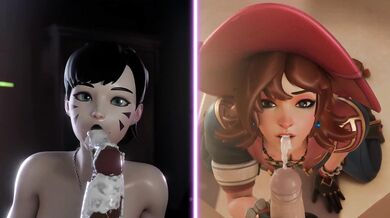 Kiriko vs. D.va's Epic Fuck Battle: Round of Applause for Rondoudou Media!