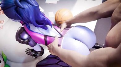 Widowmaker's Sexy Doggy Ride (Overwatch)