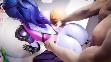 Widowmaker's Sexy Doggy Ride (Overwatch)
