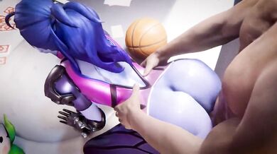 Widowmaker's Sexy Doggy Ride (Overwatch)