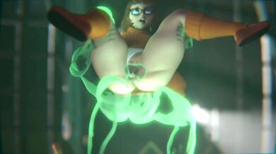 Velma's slutty Halloween fuck-fest
