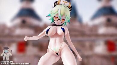 Genshin Impact - Sucrose's Sexy Dancing