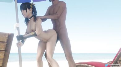 Sexy Beach Babe Xiaoyu Gets Nailed by Multiple Dudes in 'Nappana'