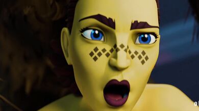 Gigantic Chewbacca Fucks Young Jedi Barriss in a Galactic Orgy [Work-in-Progress] [Star Wars: The Clone Wars Hentai]