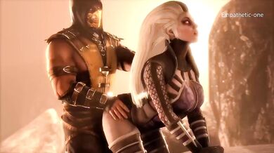 Erotic Maneuvers and Positions: Mortal Kombat's Scorpion Penetrates Sindel