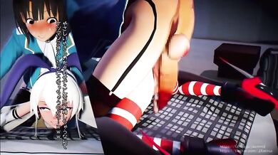 Wild Women's Shimakaze-kun Reverse with Tall Futanari Layers