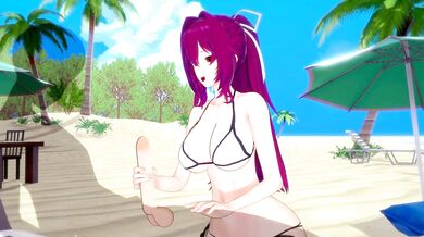Yuzuriha's Wet and Wild Night Shift