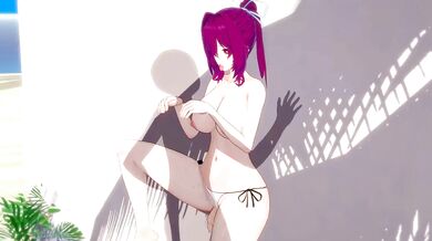 Yuzuriha's Wet and Wild Night Shift