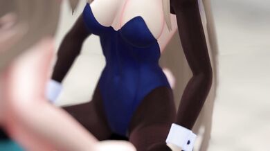 Double Cowgirl Banging with Asuna Ichinose and Asuma Toki [Bringing the Nuts]